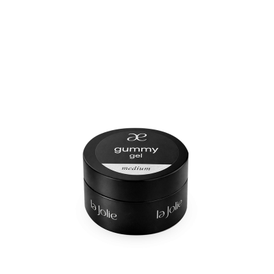 La Jolie Gummy Gel Medium monofasico trasparente gel costruttore unghie professionali