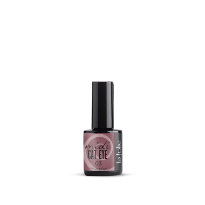 Smalto semipermanente Midi Cat Eye 03 La Jolie malva lilla effetto magnetico gel UV LED 10ml